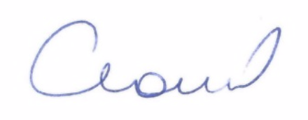 Signature of Kathleen Roussel