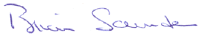Brian Saunders' Signature